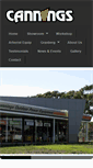 Mobile Screenshot of cannings.com.au