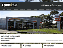 Tablet Screenshot of cannings.com.au